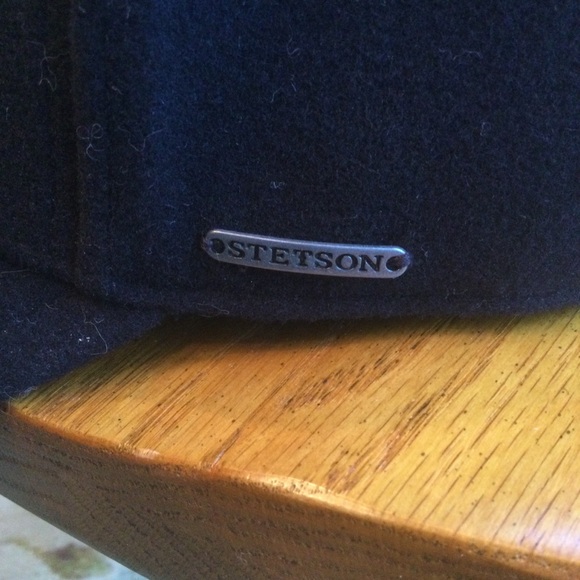 Stetson Vaby Black Wool & Cashmere Baseball Cap Size XXL - Picture 7 of 11